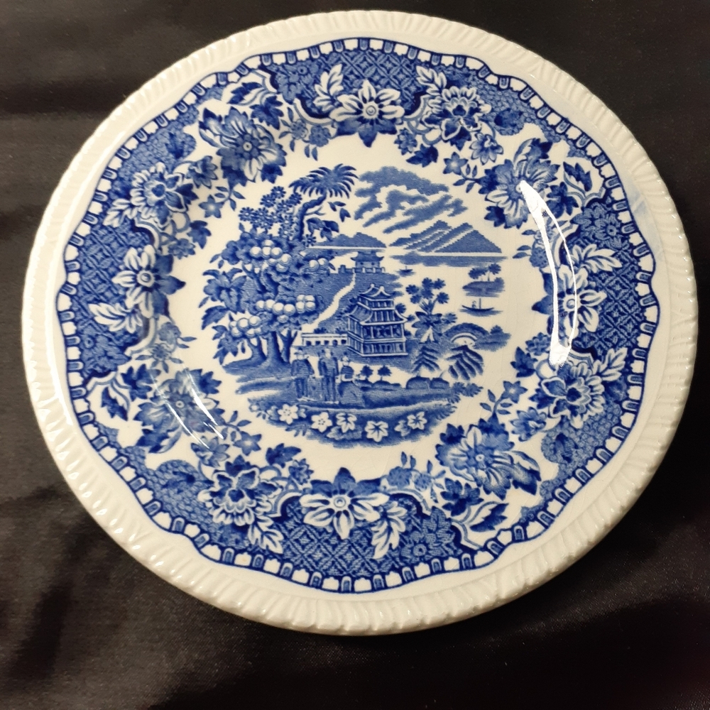 {2}Two Wood's Burslem England Seaforth Ralph Enoch 1784 1950 1933 6" Plate